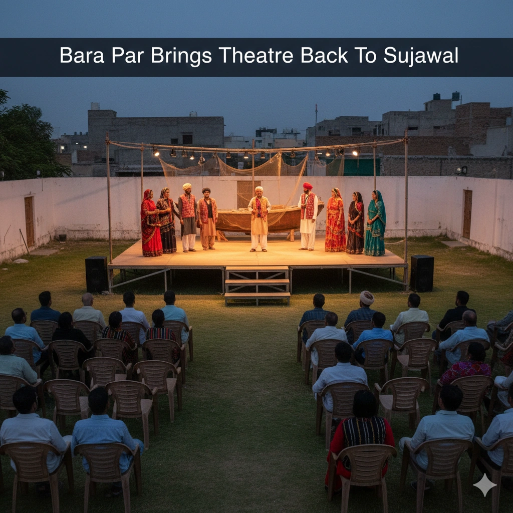 Sujawal Bara Par Stage Play returns after 5 years, reviving Sindhi theatre culture with a powerful fisherman’s tragic sea journey.