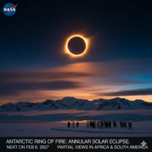 The 2026 Antarctica Solar Eclipse created a stunning ring of fire. Learn about the science of annularity and why this February 17 event captivated the world.
