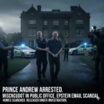 Jeffrey Epstein Emails led to the 2026 arrest of Andrew Mountbatten-Windsor. Learn about the misconduct in public office charges and the secret trade documents.