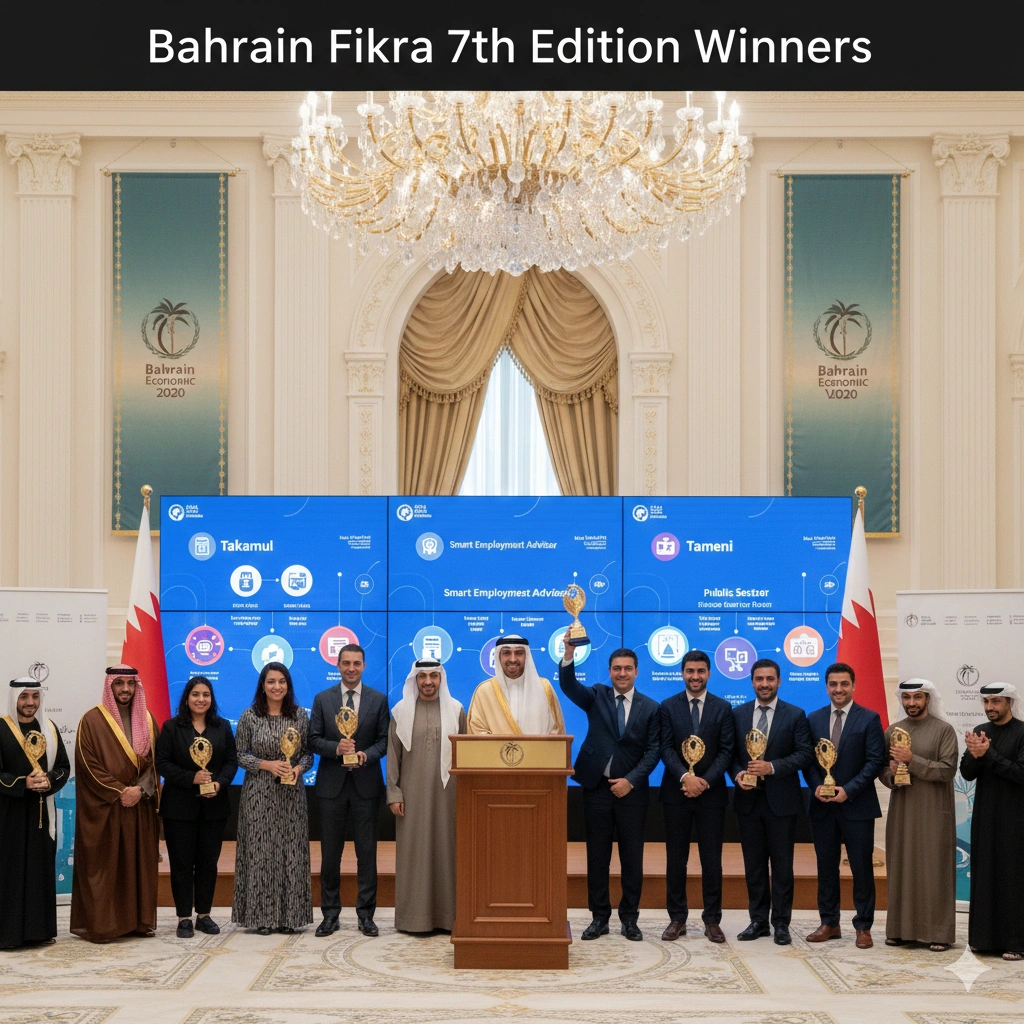 Bahrain Fikra Innovation Competition Winners honored as top projects boost public services and support Bahrain Vision 2030 reforms.