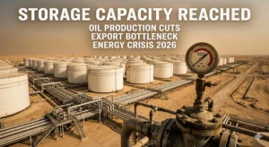Kuwait oil production cuts begin as storage hits capacity due to Hormuz closure. See how the 2026 energy crisis impacts global prices and OPEC supply.