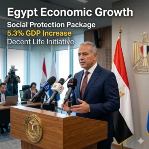 Egypt GDP Growth Hits 5.3 Percent in 2026 as Prime Minister Madbouly unveils a record $830 million social protection package to boost rural development.