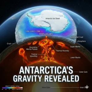 The Antarctic gravity hole is a 70-million-year-old anomaly caused by deep mantle shifts. Discover how this gravity void shaped Antarctica's ice and sea levels.