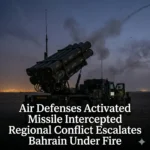 Bahrain missile interception 2026 successfully neutralizes Iranian ballistic threats. No injuries reported as air defense units achieve a 100% success rate.