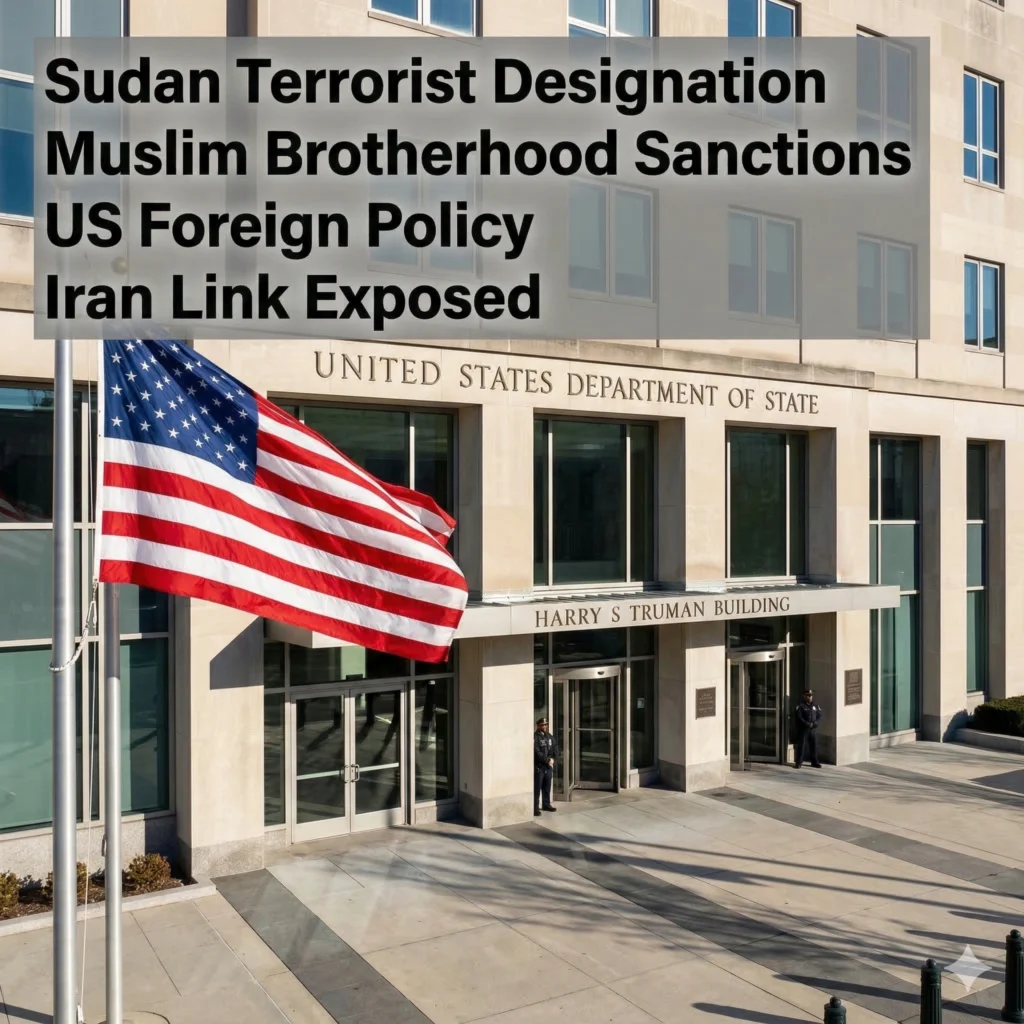 U.S. State Department issues a Sudan Muslim Brotherhood terrorist designation effective March 16, 2026. Learn about the IRGC links and impact on the civil war.
