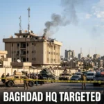 A fatal drone strike targets the Iraqi Intelligence headquarters in Baghdad, killing a police officer. Explore the impact of this escalation on regional security.