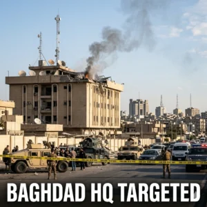 A fatal drone strike targets the Iraqi Intelligence headquarters in Baghdad, killing a police officer. Explore the impact of this escalation on regional security.