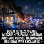 The Iranian Missile Strikes have ignited fires at luxury hotels in Dubai. Read about the Fairmont The Palm attack and the global economic crisis.