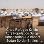 Sudanese Refugee Crisis impacts in Adré have caused a 500% population spike, rising prices, and new health services. See how Chad is managing this 2026 crisis.