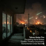 Tehran Endures Intensified Aerial Bombardment as US and Israeli jets hit military targets. Read about the 1245 civilian deaths and the hazardous black rain.