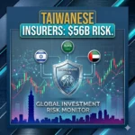 Taiwan Insurance Risks rise as $56 billion in Middle East assets face valuation pressure. S&P warns of capital buffer strain amid regional conflict volatility.