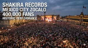 Shakira Records Historic Milestone in Mexico City with a record 400,000 fans. Explore how this 1 massive shock event changed music history at the Zocalo.