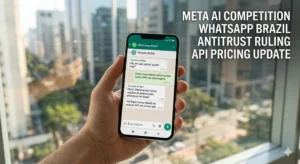 Meta permits third-party AI chatbots on WhatsApp in Brazil after a CADE antitrust ruling. Learn about the new $0.0625 fee and impact on AI competition in 2026.
