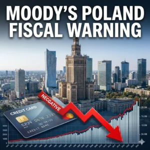 Moody’s Poland Credit Outlook 2026 has shifted to negative. Explore the fiscal risks, the SAFE program veto, and why 3.7% growth remains a silver lining.