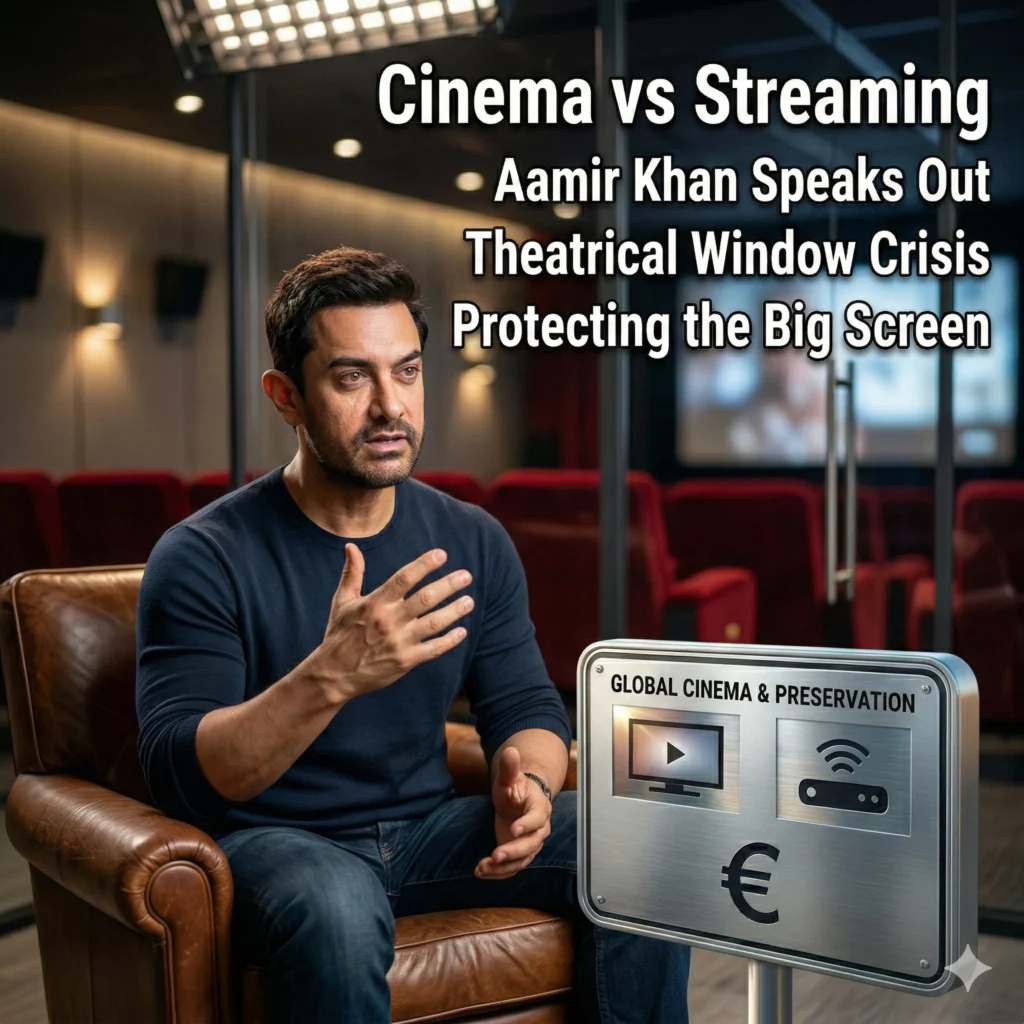 Aamir Khan echoes Leonardo DiCaprio’s alarm over shifting cinema release windows. Read why the 8-week streaming mandate is a crisis for the big screen in 2026.