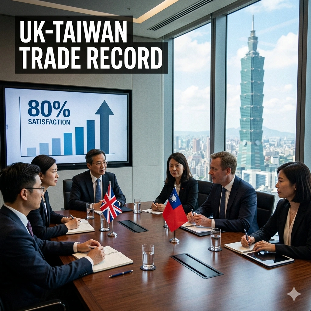 The 2026 UK–Taiwan Business Survey 80 reveals record satisfaction and a 4% trade boost. Learn about new AI partnerships and strategic energy goals for 2026.