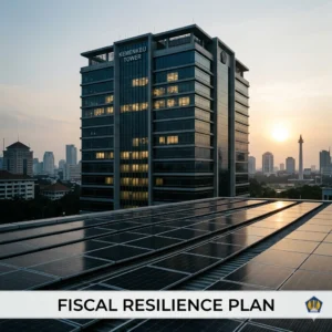 The Indonesia fiscal resilience policy targets a 3% deficit via WFH mandates, coal expansion, and solar energy to combat global economic volatility and risk.