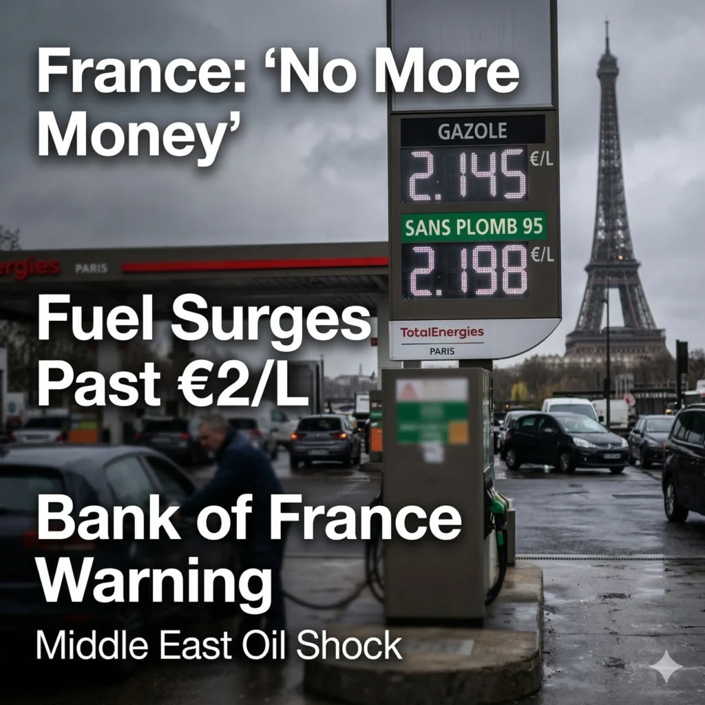 France rules out new fuel subsidies due to fiscal constraints and regional conflict. Discover why fuel prices reached €2 per liter in 2026 amid global instability.