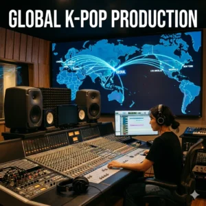 Discover how K-pop Global Production uses international song camps to create 2026 hits. See the hybrid model blending Swedish and LA sounds in Seoul.