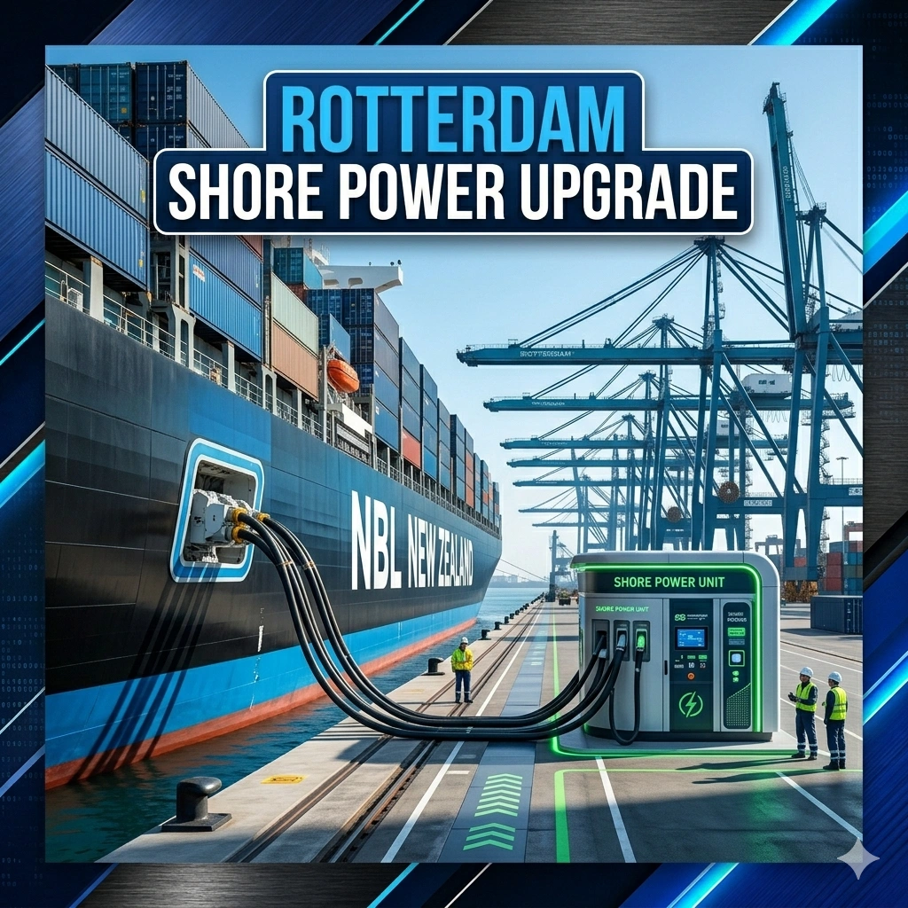 The Port of Rotterdam secures €160 million for its Rotterdam Greening Strategy 2026. Learn how shore power expansion is boosting Europe’s greenest port.