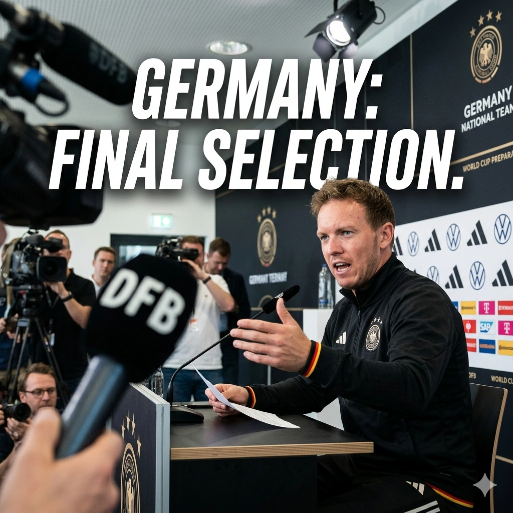 Julian Nagelsmann finalizes the Germany World Cup selection after a 4-3 win. See how the Ghana friendly impacts the final 2026 roster and bubble players.
