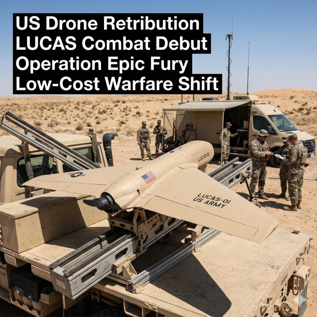 The new US Military Drone Strategy utilizes cheap LUCAS drones to strike Iran in 2026. Learn how reverse-engineered Shahed tech is flipping the script on war.