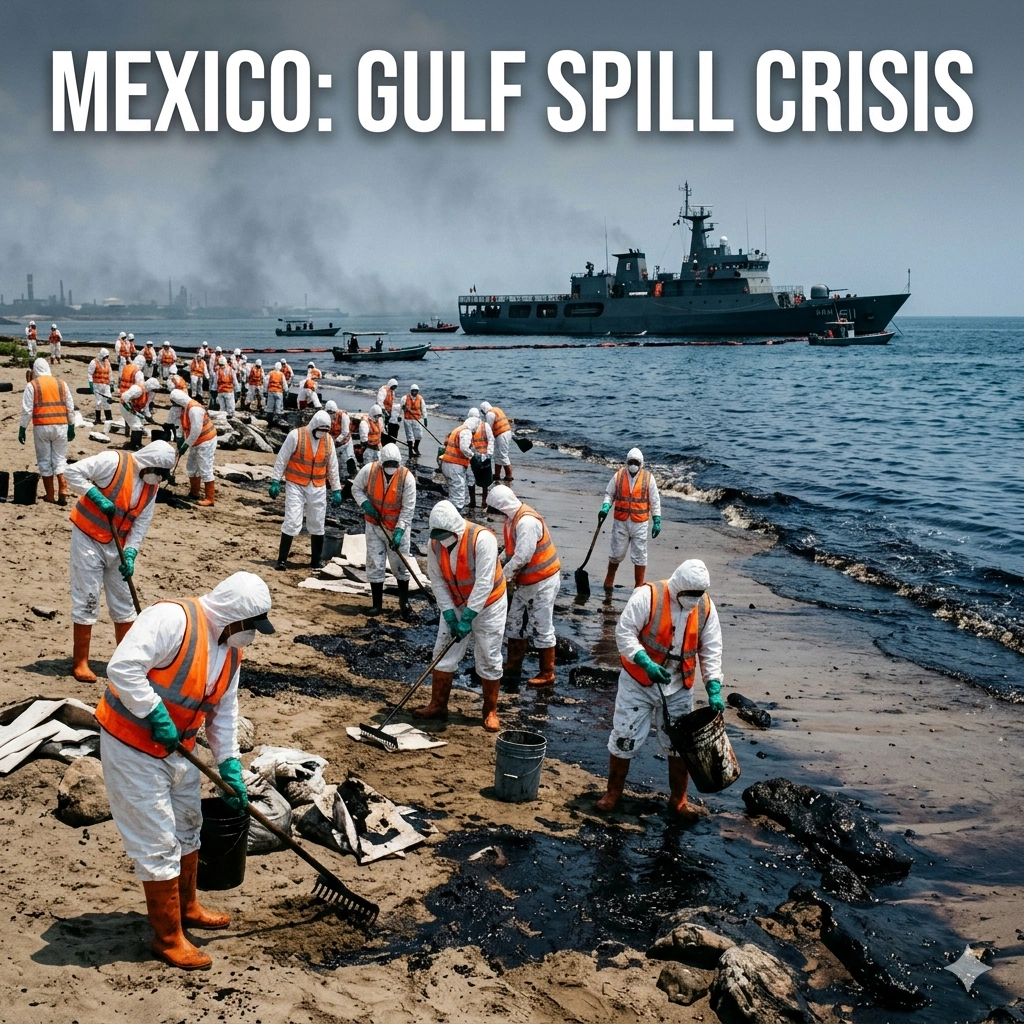 Mexico identifies three Gulf oil spill sources involving illegal ships and natural seeps. Learn how the new Environmental Observatory will protect the coast in 2026.