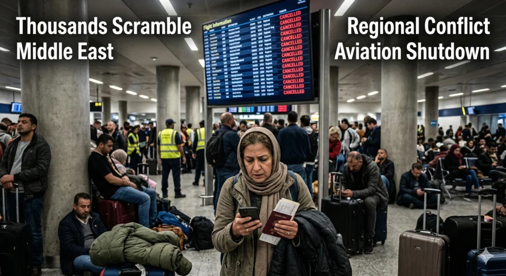 The Middle East flight crisis has stranded thousands. Discover the 5 major risks facing travelers and the latest on emergency evacuation flights in 2026.