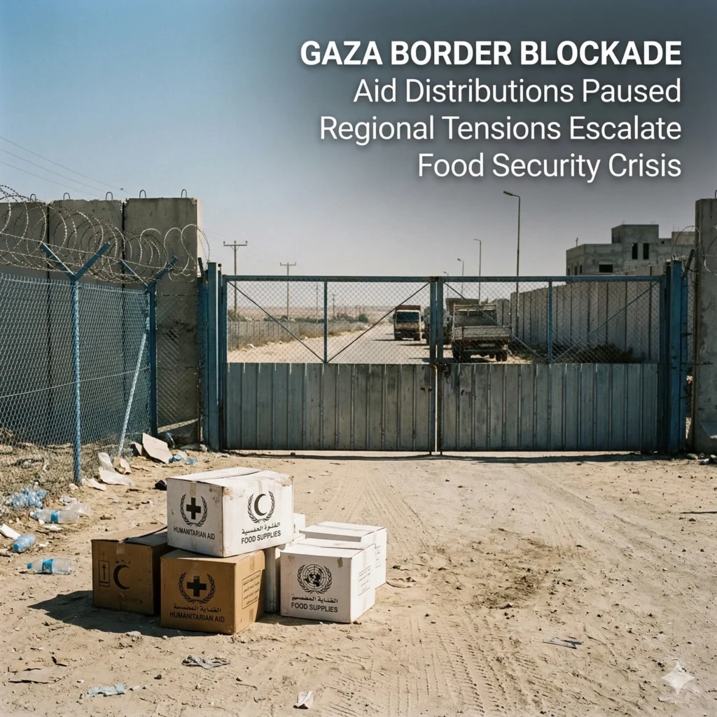 The Gaza border blockade crisis intensifies as Israel closes Rafah after Iran strikes. Food prices surge and aid is paused. Read the latest security update now.