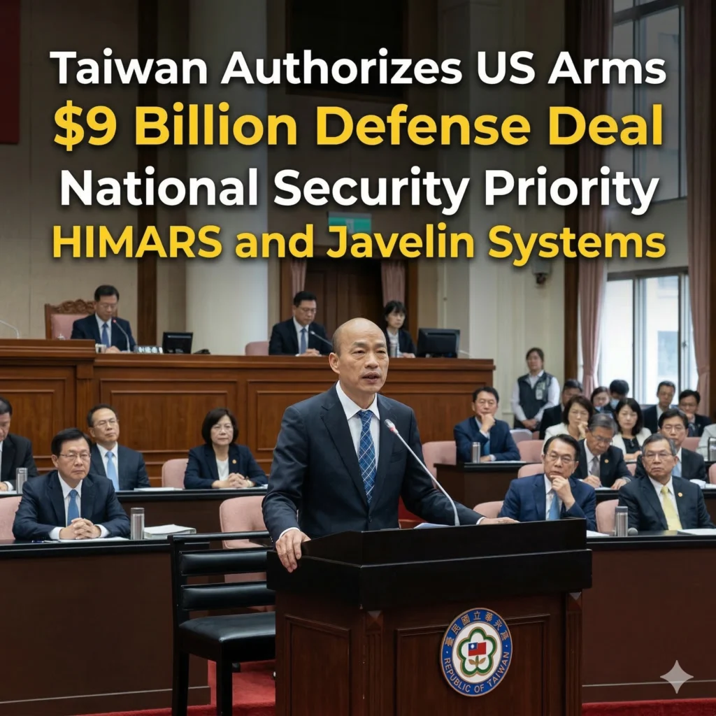 Taiwan Defense Deals authorized as legislature approves $9 billion for US arms. Ensure national security and strengthen strategic partnerships today.