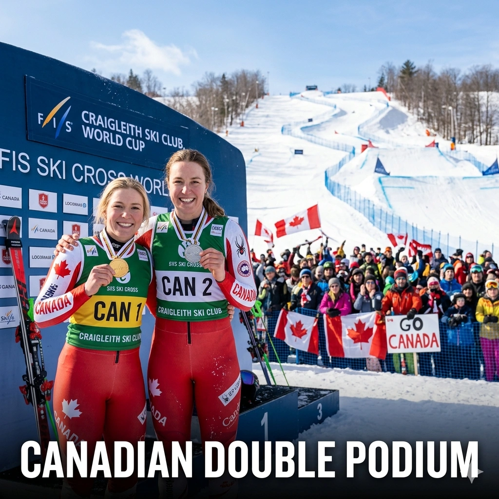 Canadian skiers Kaleb Barnum and Kris Mahler secure a record double podium at the 2026 Ontario World Cup. Witness a heroic comeback and a historic career first.