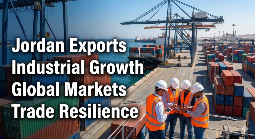 Jordan industrial sector exports surged 10.2% to reach $12 billion in 2025. Discover how record textile, fertilizer, and pharma trade drives Jordan's economy.