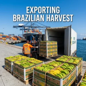 Brazil launches Santa Catarina Banana Exports to Italy. Learn how the Port of Itajaí and Gioia Tauro corridor boosts 2026 trade for family farms.