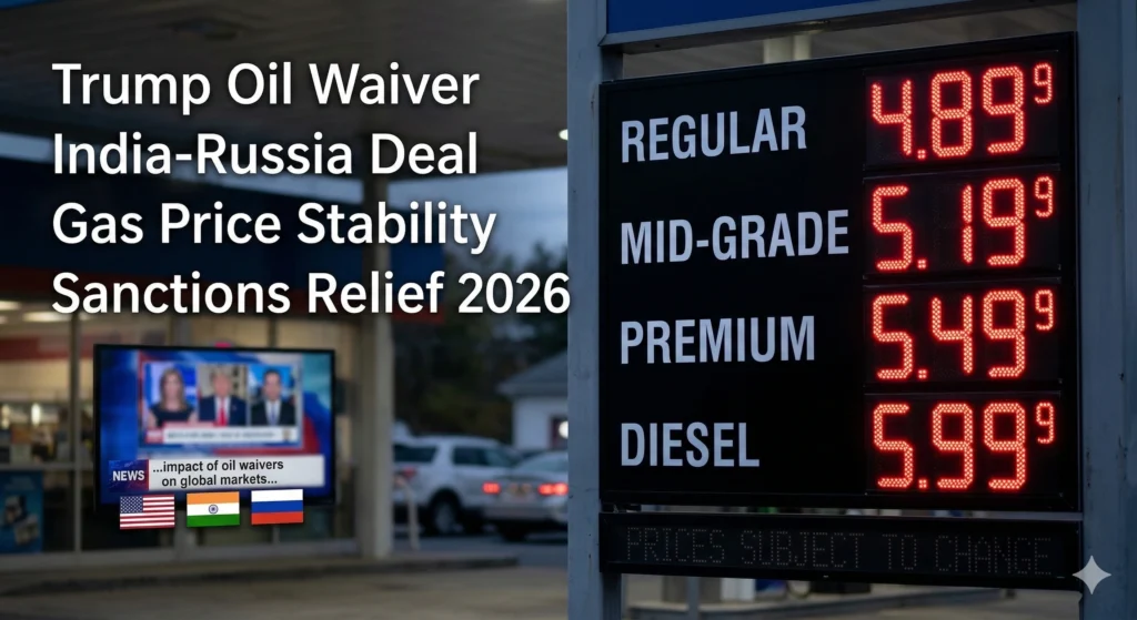 India Oil Ban waived by President Trump to stabilize fuel prices. Learn how this 30-day strategic move impacts global energy markets and Russia sanctions.