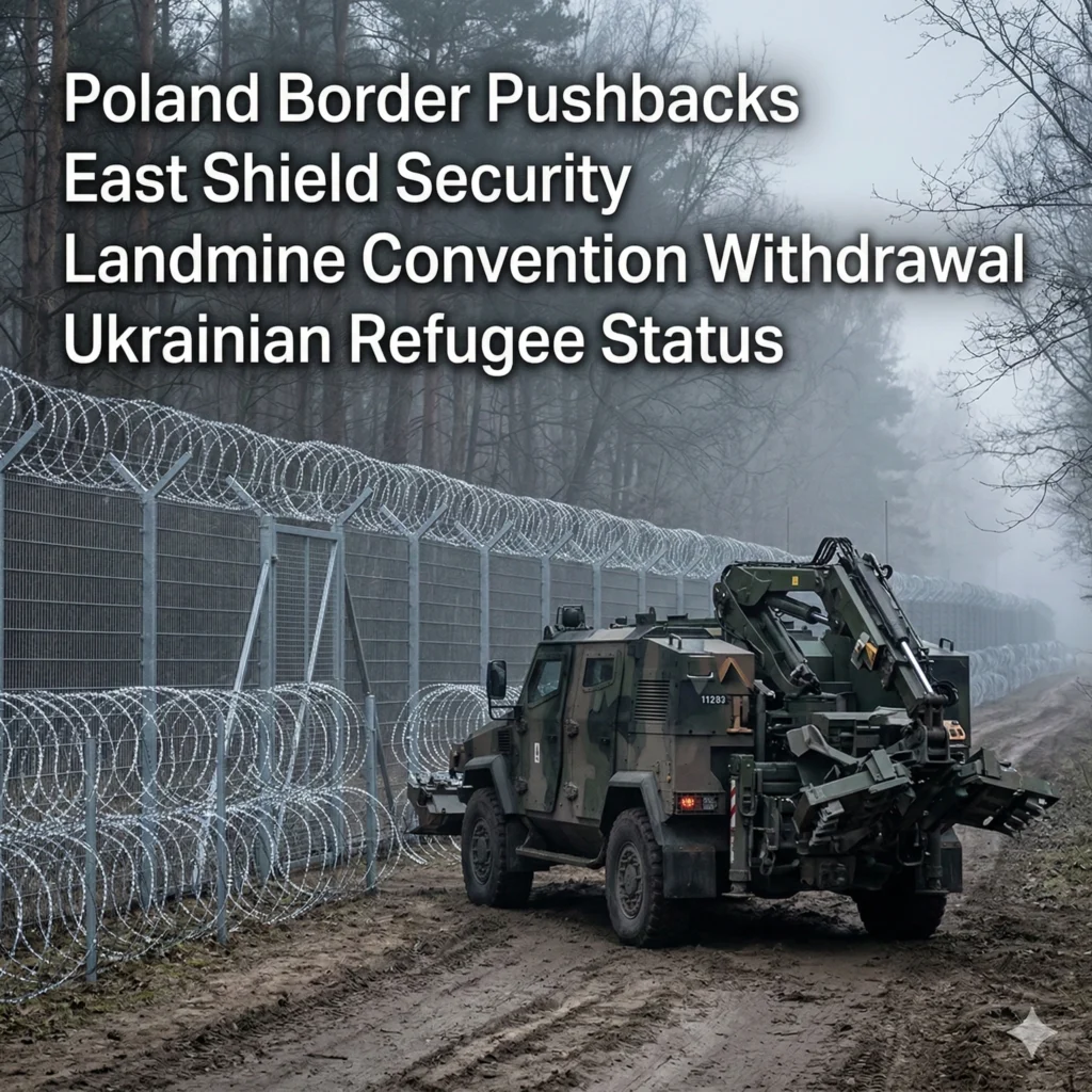 Poland Migrant Crisis report reveals 14,754 pushbacks and moves to mine borders. Ukrainian refugee status also changed in 2026. Read the latest SEO news.
