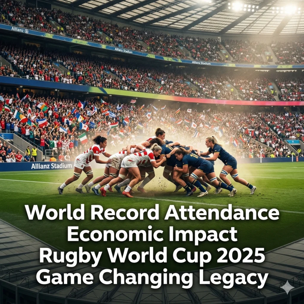 The Women’s Rugby World Cup 2025 delivered a historic £294.7 million economic impact. Discover how this tournament shattered records and changed the sport forever.