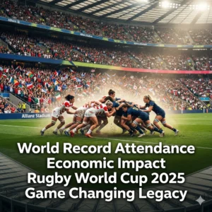 The Women’s Rugby World Cup 2025 delivered a historic £294.7 million economic impact. Discover how this tournament shattered records and changed the sport forever.