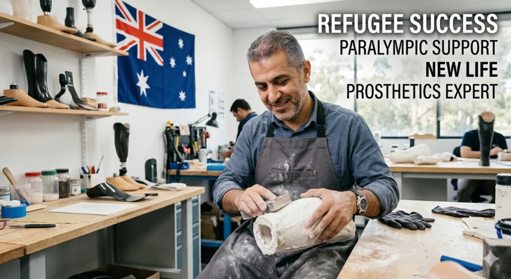 The Samer Zakhour Paralympic story follows a Syrian refugee technician helping Australian athletes. Discover his journey from Damascus to Sydney sports glory.