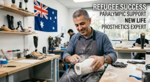The Samer Zakhour Paralympic story follows a Syrian refugee technician helping Australian athletes. Discover his journey from Damascus to Sydney sports glory.