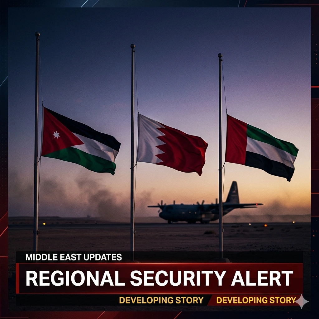 Jordan Condemns Iranian Strike on Bahrain after a Moroccan contractor was killed on March 25, 2026. King Abdullah warns of rising regional conflict risks.