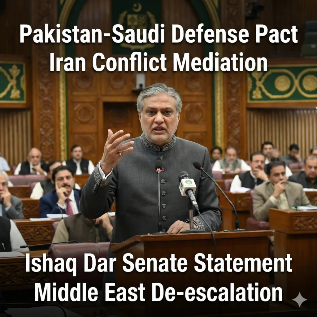 Pakistan invokes its Pakistan-Saudi defense pact to stabilize the Middle East. Read how Ishaq Dar is mediating between Iran and Riyadh to prevent a 2026 war.