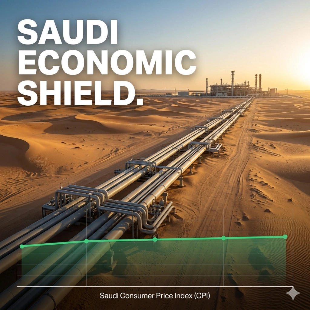 Saudi Economy Strategic Resilience keeps inflation low at 2% amid regional war. Discover how the East-West Pipeline and subsidies protect the Kingdom in 2026.