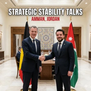 The Belgium and Jordan Strategic Partnership strengthens ties amid regional conflict. Minister Prévot praises Jordan's humanitarian leadership and security role.