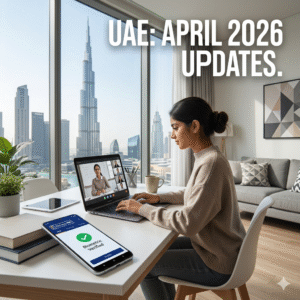 The UAE April updates 2026 include an extension of distance learning until April 17 and a mandatory shift to biometric banking security. Read the full details.