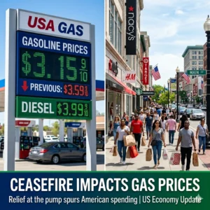 The Iran ceasefire offers significant relief for U.S. gas prices and consumer spending. Learn how this geopolitical shift boosts the 2026 American economy.