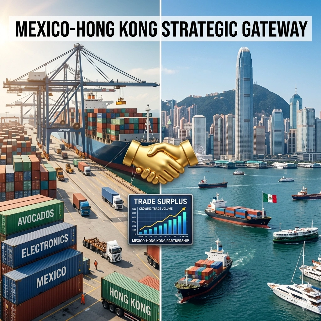 The Hong Kong Mexico Trade Link surges in 2026 as a strategic super-connector for Mexican exports. Explore the 46% growth and rare US$10.9M trade surplus.