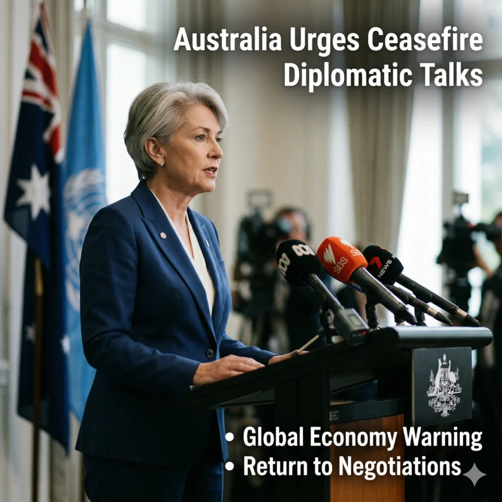 Australia Diplomacy Crisis deepens as Penny Wong warns that a US-Iran war would shatter the global economy. Read the latest on the 2026 ceasefire news.