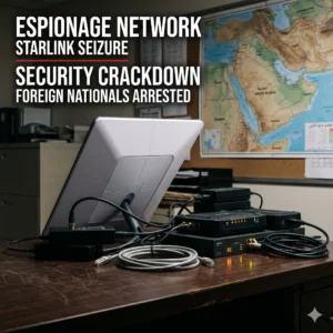 The Iran espionage network crisis deepens as 4 individuals are arrested for smuggling U.S.-linked satellite tech. Learn about this record security operation now.