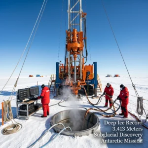 The China Antarctic Drilling Record reaches a record 3,413 meters at Qilin Lake. Explore this strong technical milestone for green polar growth and research.