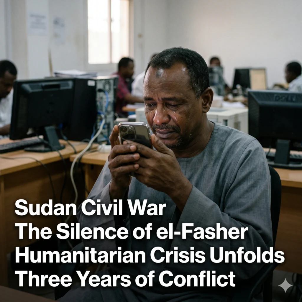 Journalist Mohamed Suleiman reveals the brutal reality of the Sudan civil war, from the el-Fasher siege to the famine and blackouts currently destroying lives.